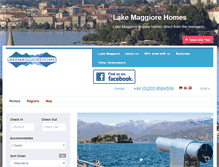 Tablet Screenshot of lakemaggiorehomes.net